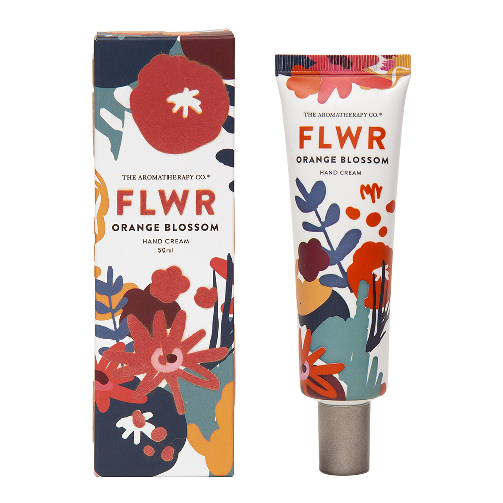 The Aromatherapy Co FLWR Hand Cream Orange Blossom 50ml Living & Giving