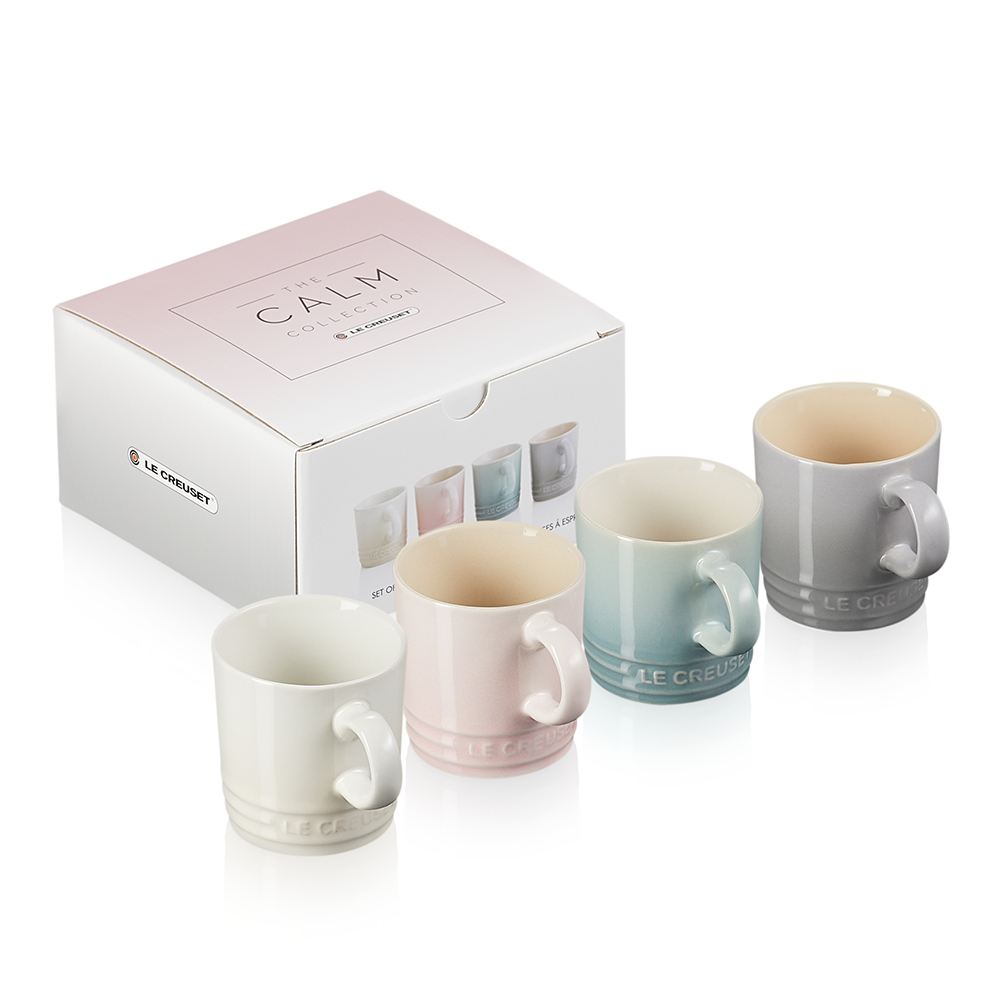 Le Creuset Calm Collection Espresso Mug Set of 4 Living & Giving